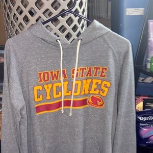 Jerzees Gray Iowa State Cyclones Hoodie